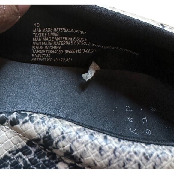 Steve Madden Size  10 Womens Casual Snake Print Slip-On Sneakers Shoes - Picture 9 of 10